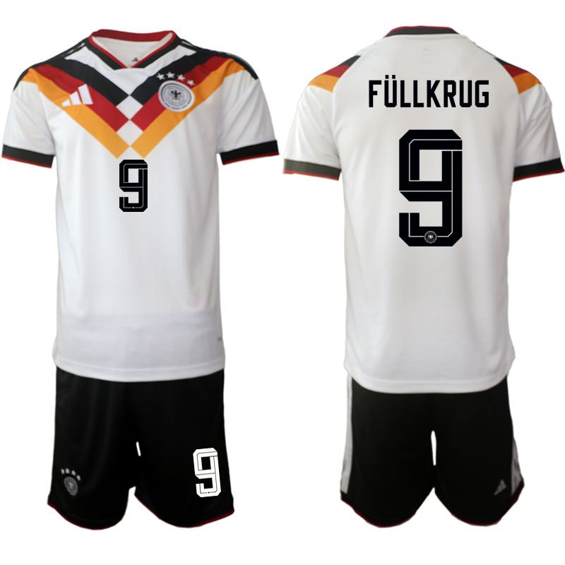 Men 2026 World Cup National Team Germany home white #9 Soccer Jersey